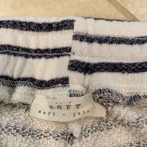 Soft Joie Terry cloth striped shorts